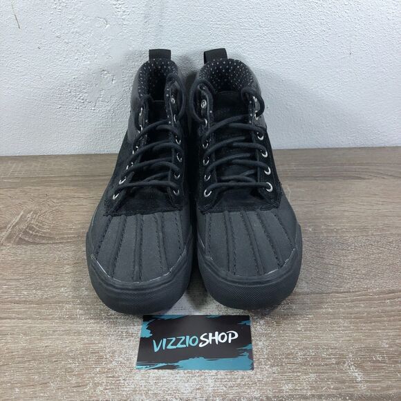 Vans SK8 Hi Del Pato MTE Scotchgard 3M Black Ankle Boots Women's 9 721454 - Picture 2 of 8